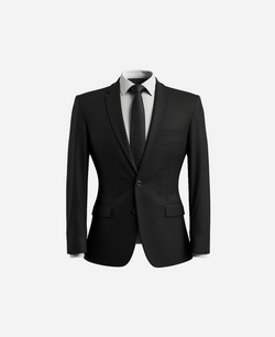 Men's Black Slim Fit Suit