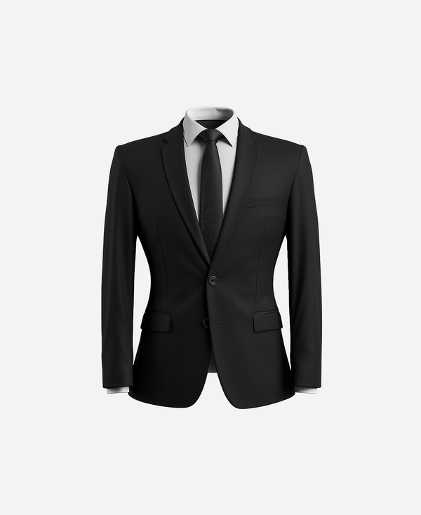 Men's Black Slim Fit Suit