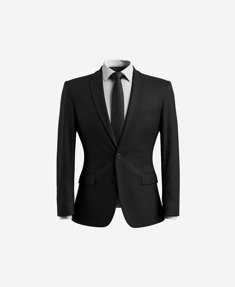 Men's Black Slim Fit Suit